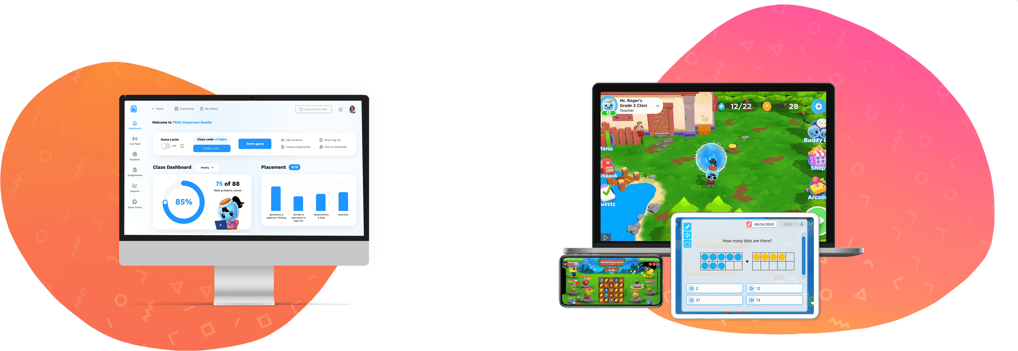 Boddle Learning 3D Math Game for K6 Kids