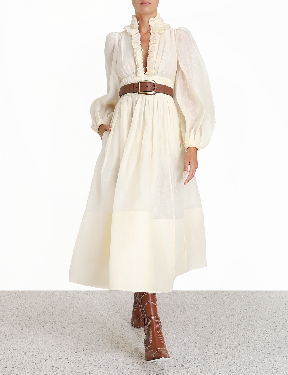 Cultear - BOTANICA LONG SLEEVE GOWN 