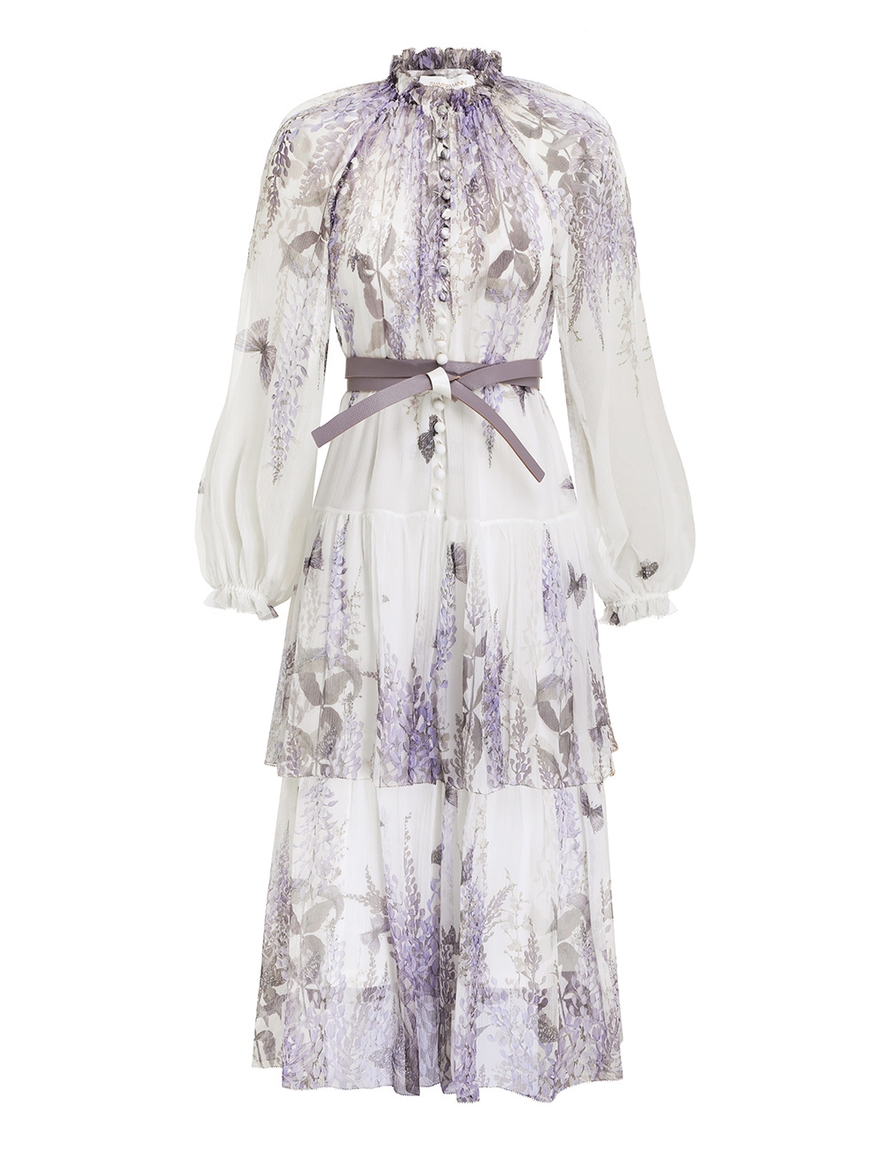 Cultear - Luminous Tiered Midi Dress 