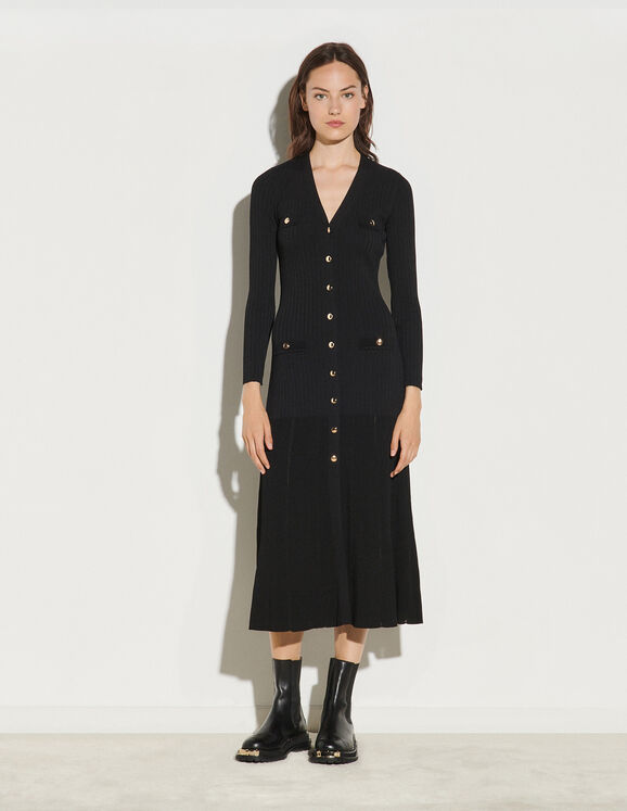 Cultear - Long button-up cardigan dress 
