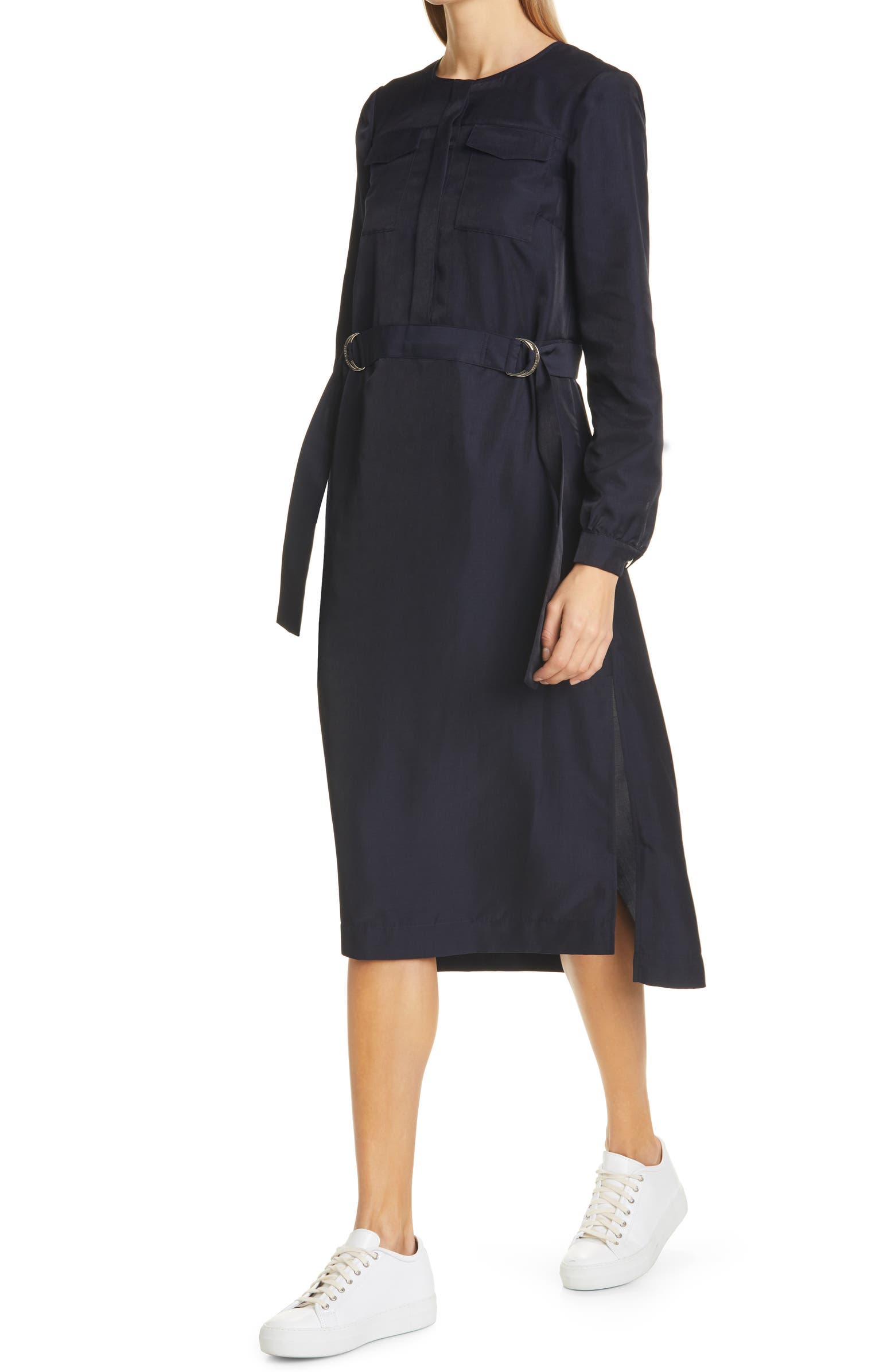 Cultear - Aminna Long Sleeve Midi Dress 
