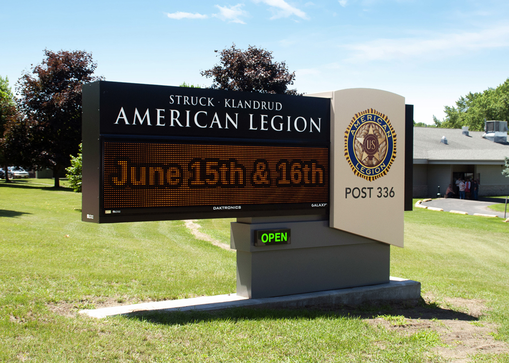 Onalaska American Legion Post 336 Sign Project La Crosse Sign Group