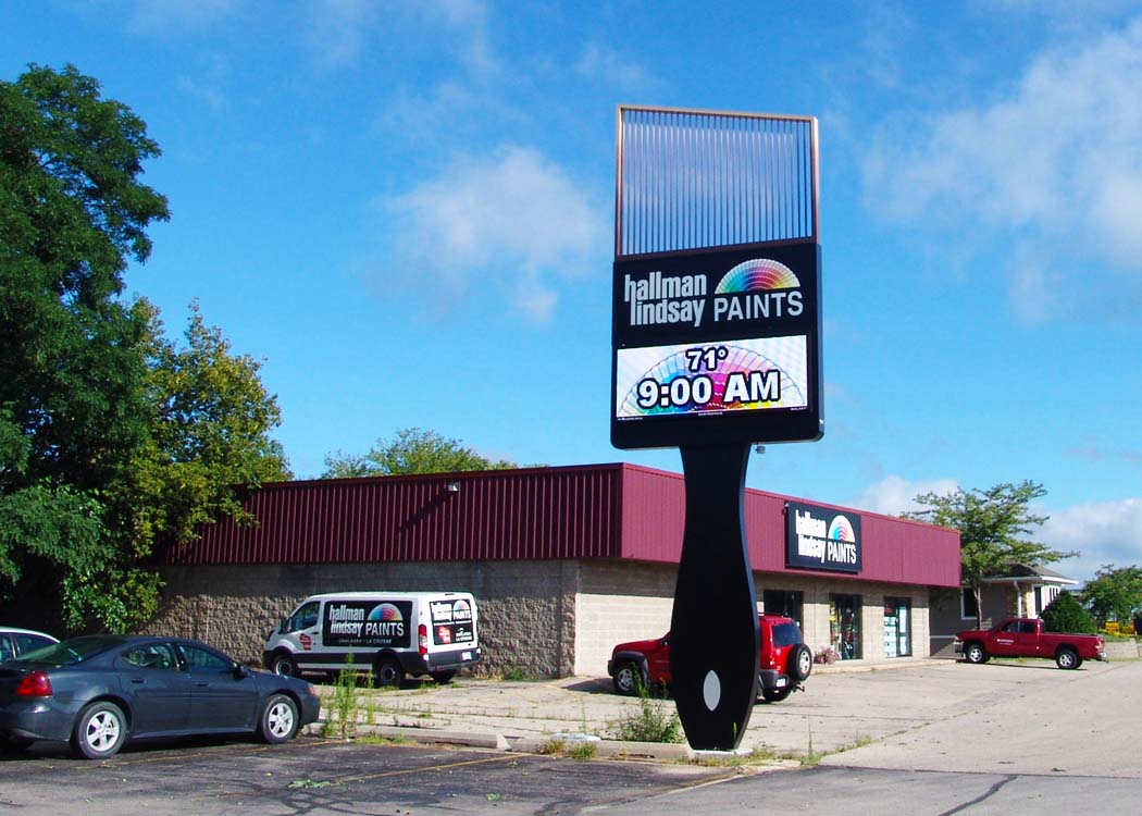Hallman Lindsay Paints Sign Project | La Crosse Sign Group