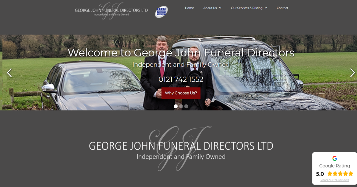 Traditional Service - George John Funeral Directors Ltd