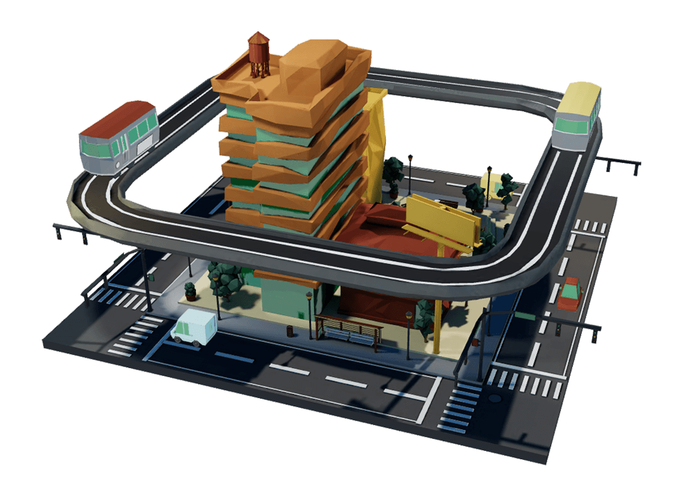 Microsoft project city 3D by L2D