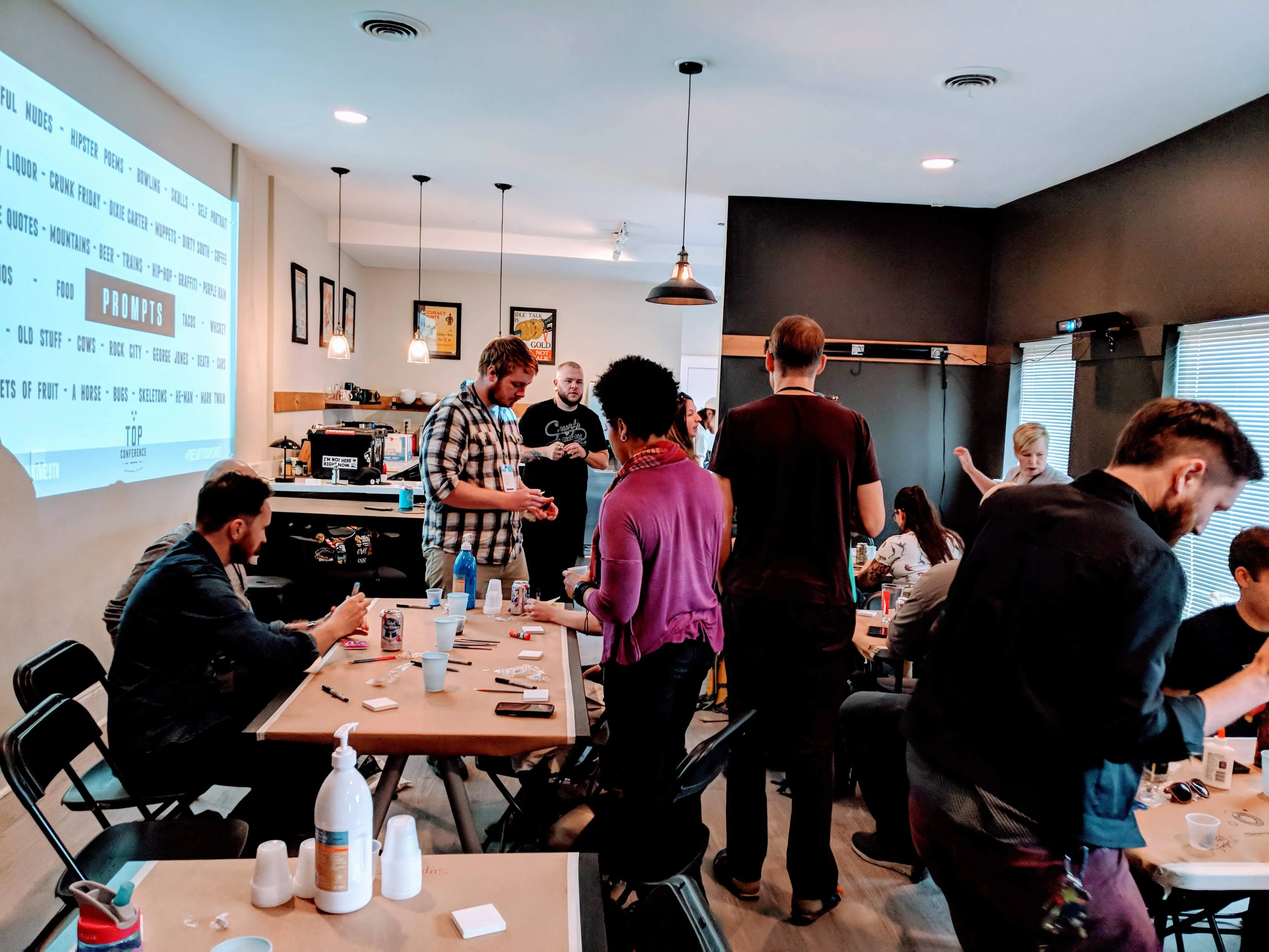 Top Con breakout design session at L2D office