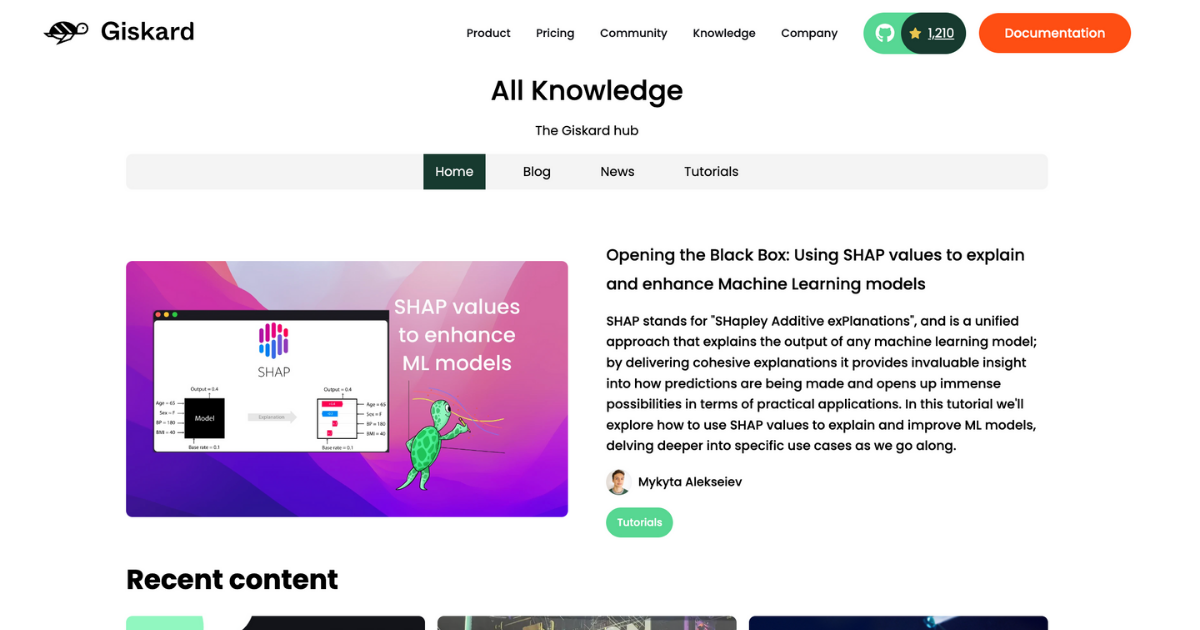 Giskard Knowledge | Tutorials & News on AI Quality