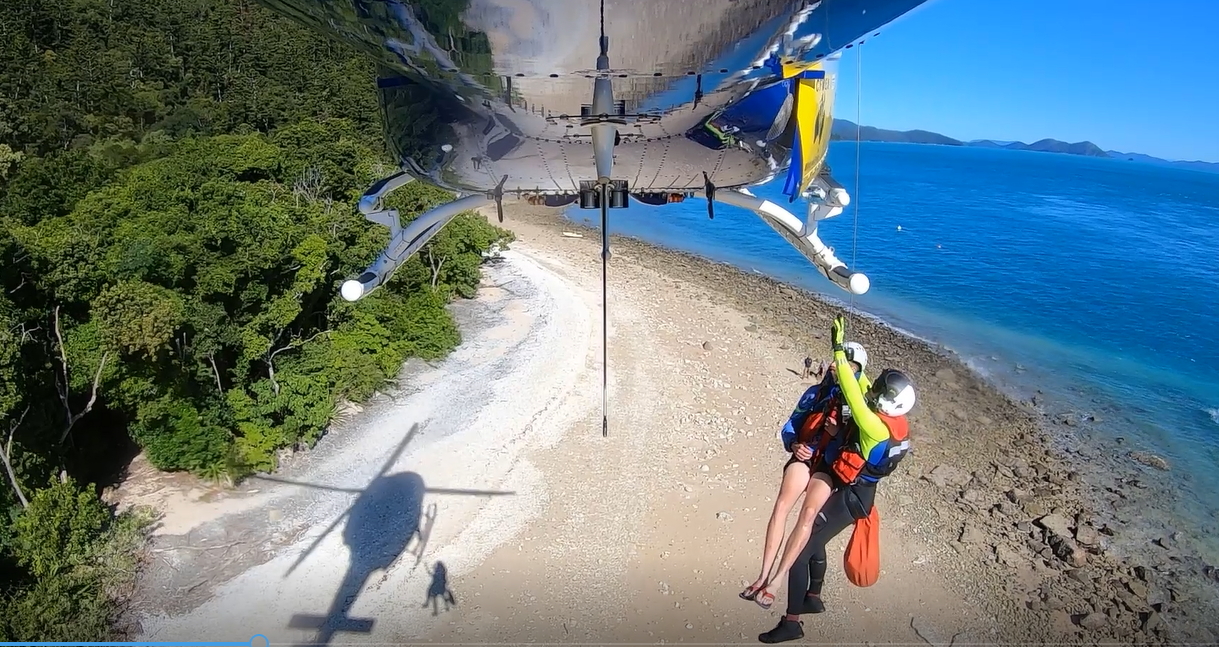 Ill Traveller Winched Off Whitsunday Island By Chopper Mackay