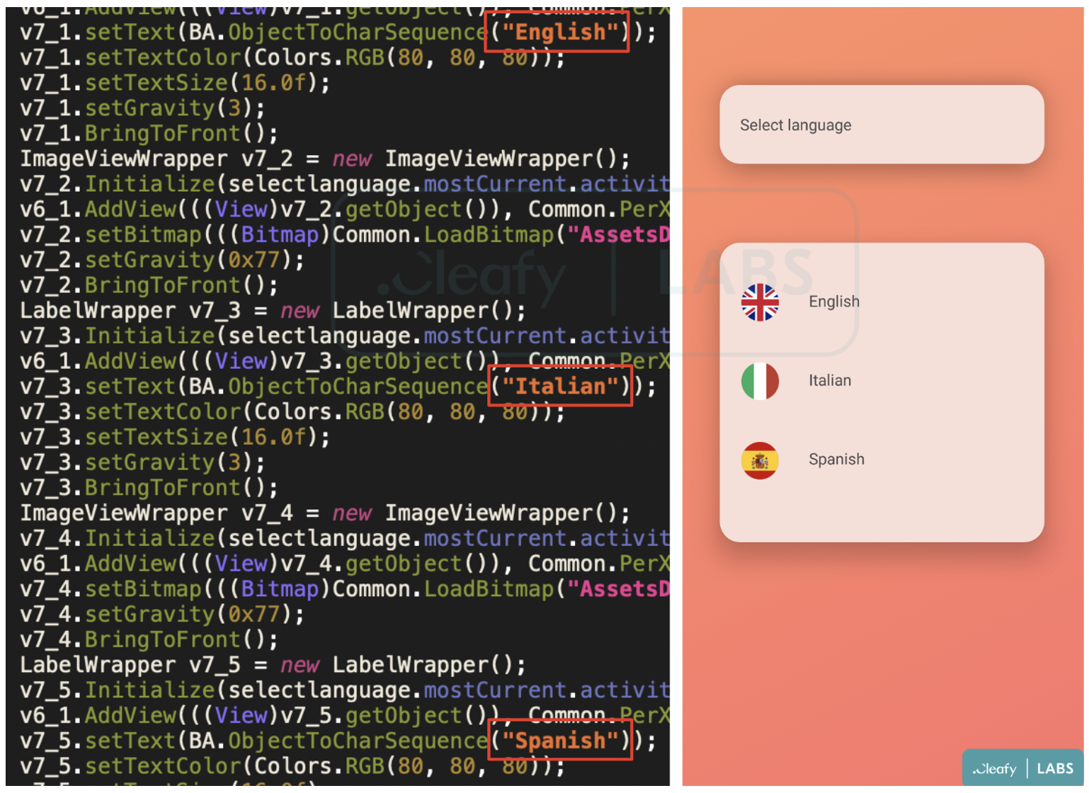 Figure 11 – SMS stealer targeted countries