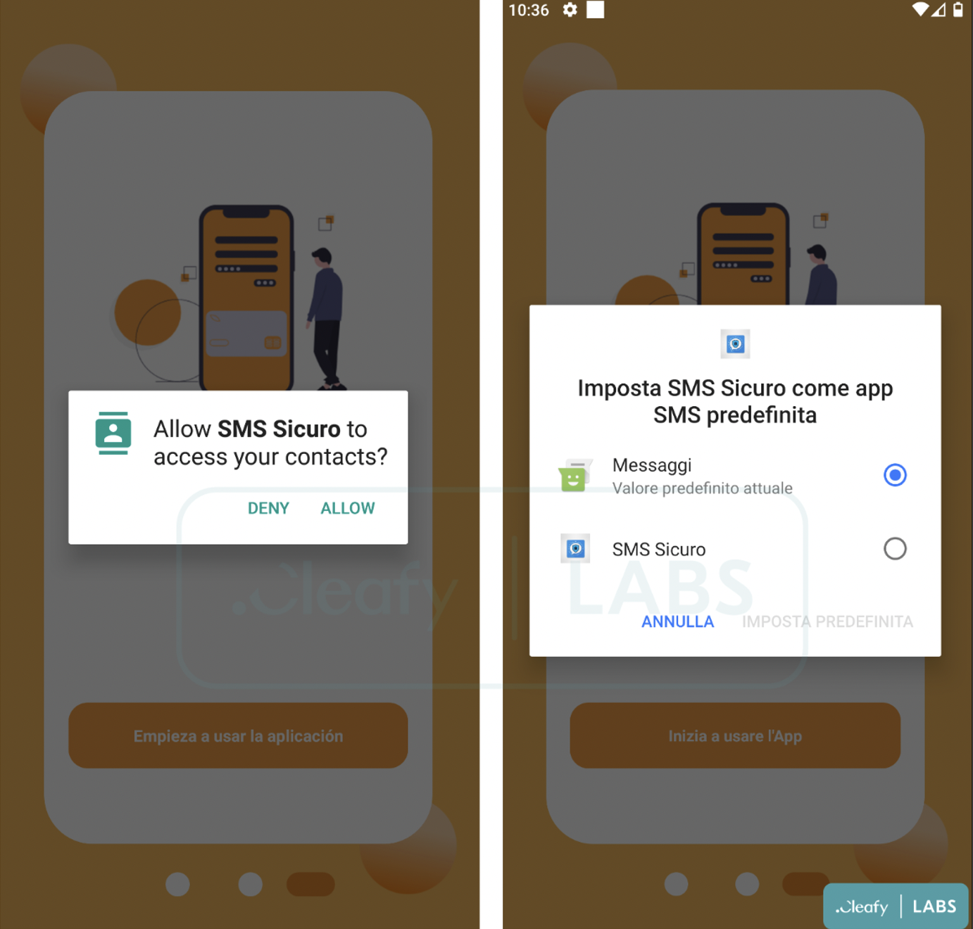 Figure 12 - factory reset command sent