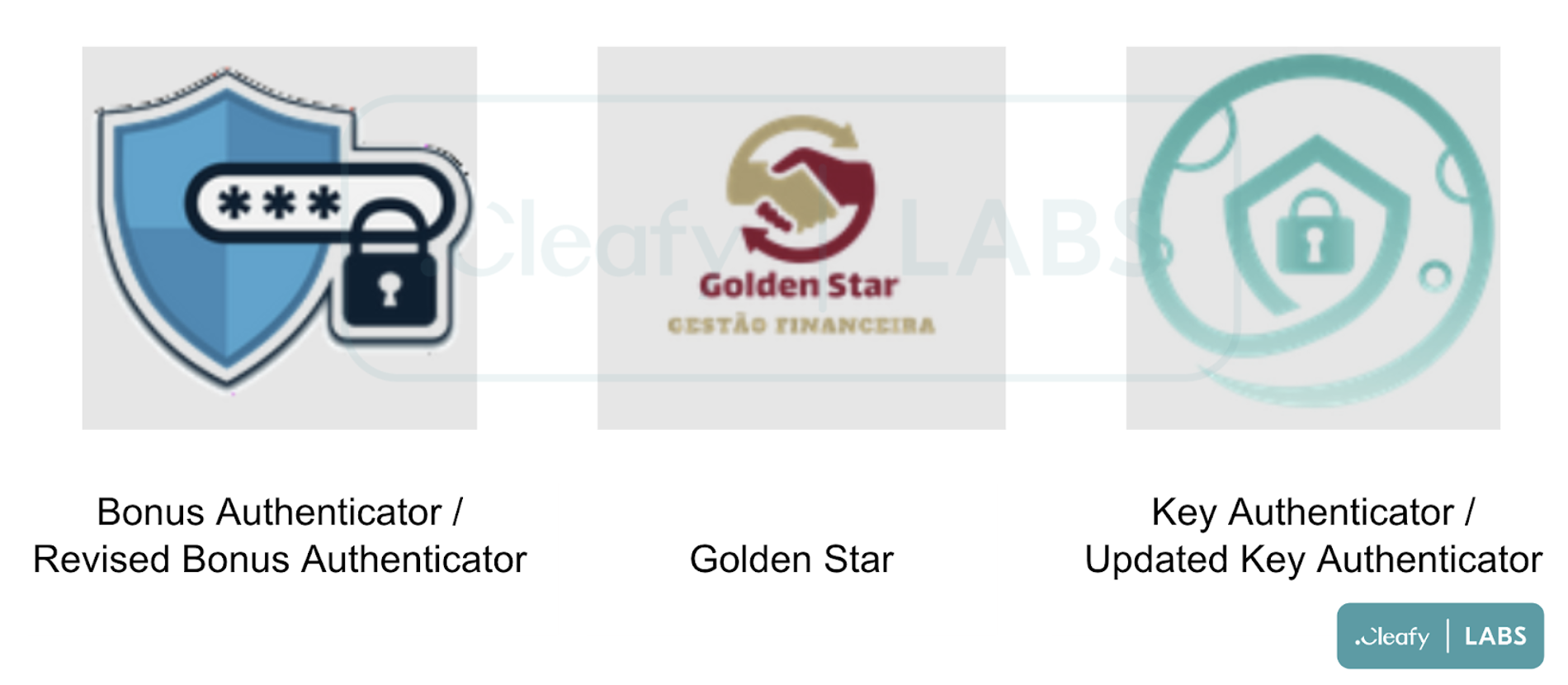 Figure 1 - Main names/icons used by PixPirate