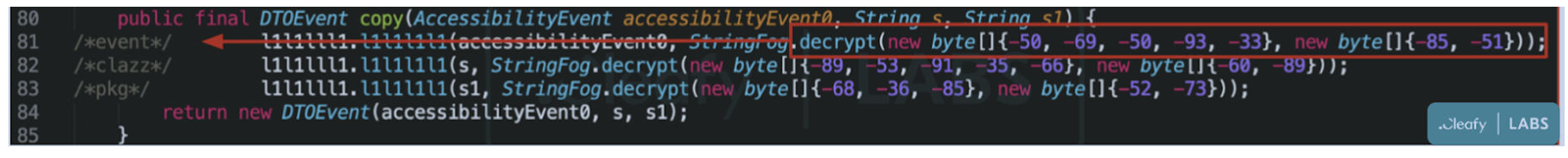 Figure 12 - String decrypted 