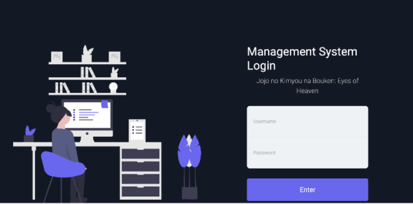 Figure 19 - Management console: Home page