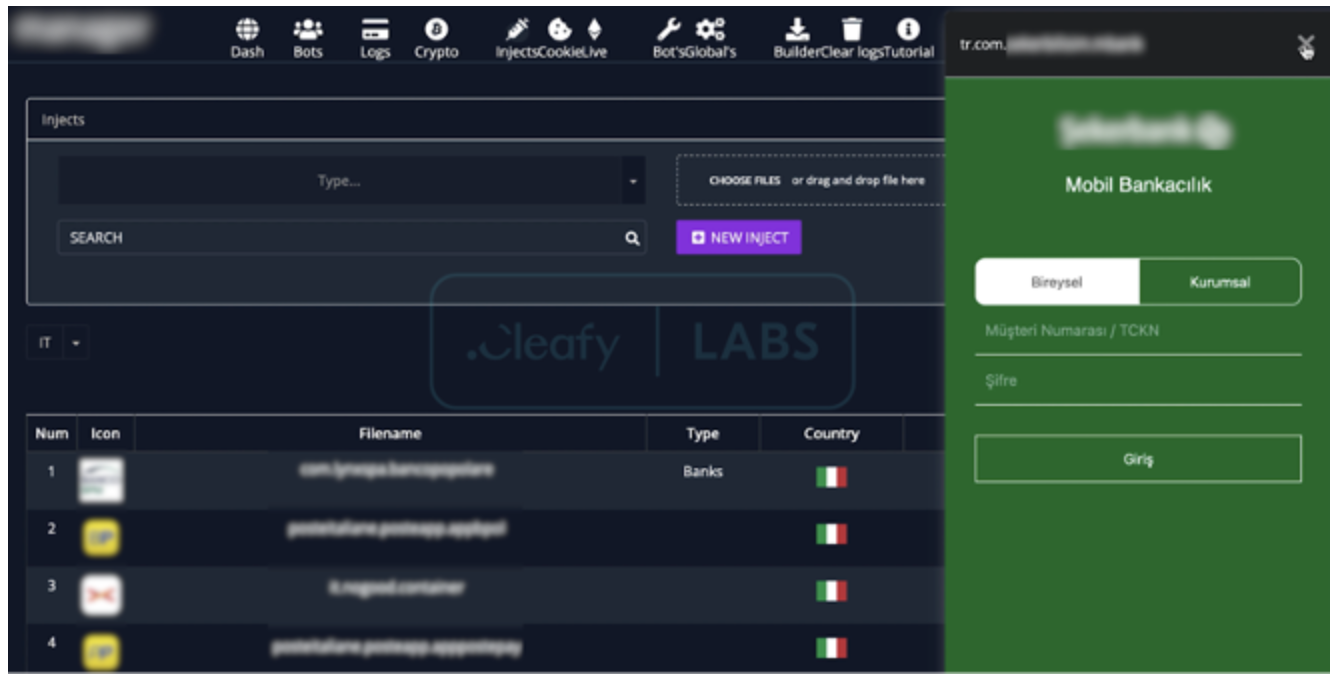 Figure 22 - Injection list 