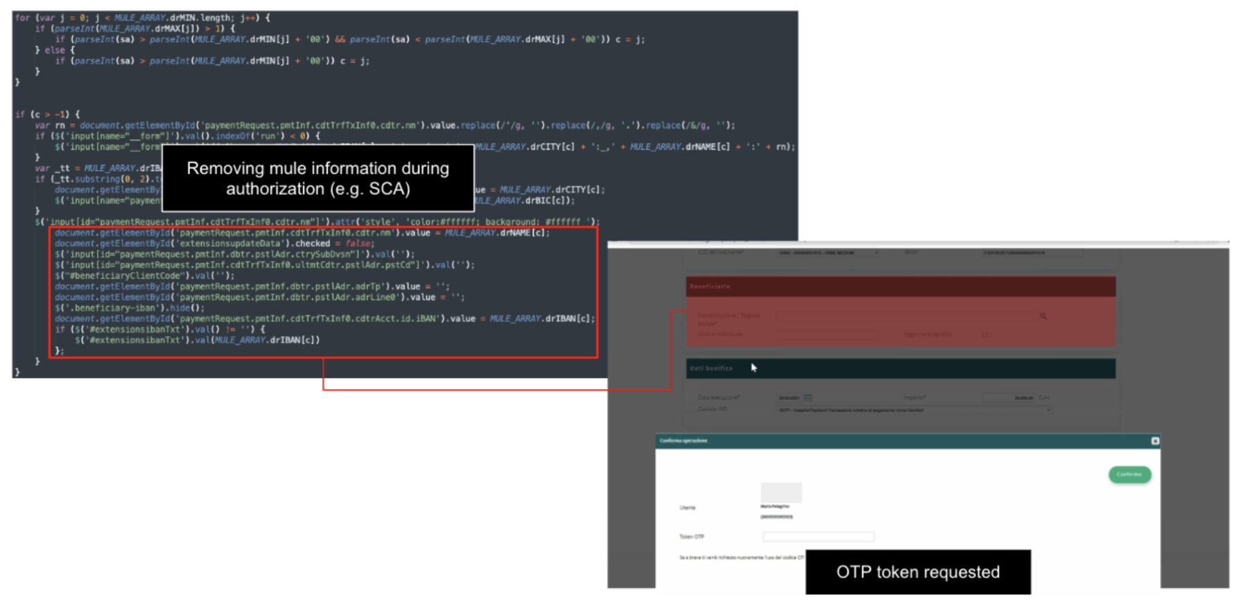 Figure 3 – drIBAN payment authorization