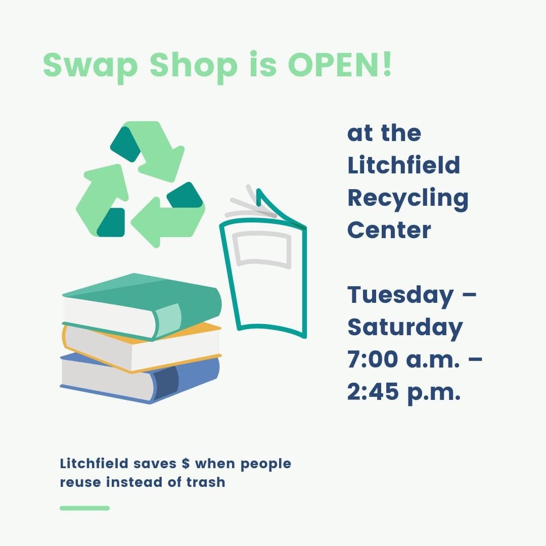 Article The Litchfield Recycling Center’s Swap Shop has reopened!