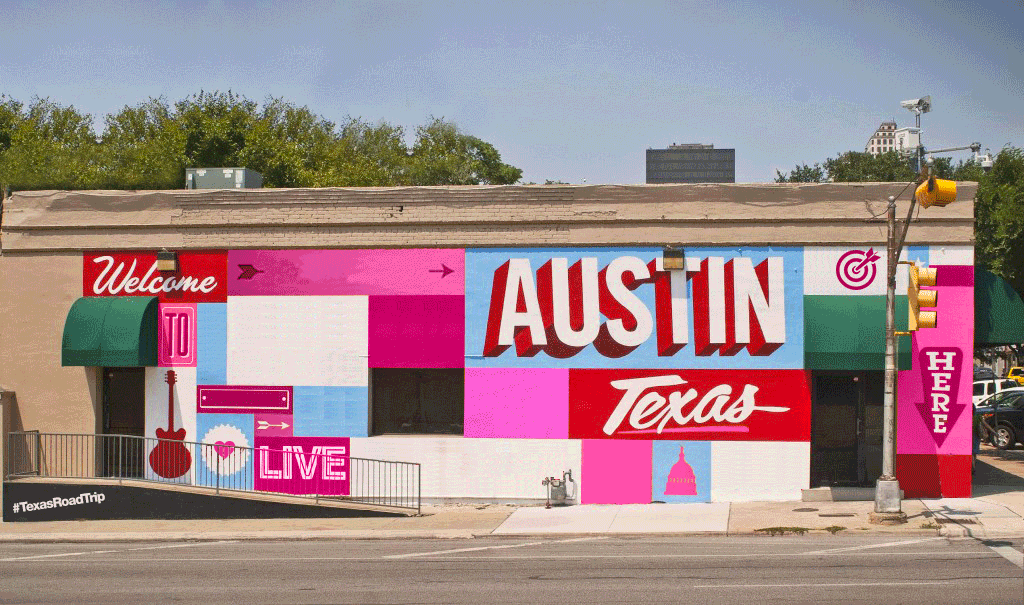 Klaxoon Texas wall