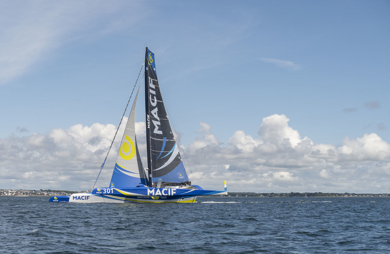 Trimaran Macif de François Gabart - Klaxoon