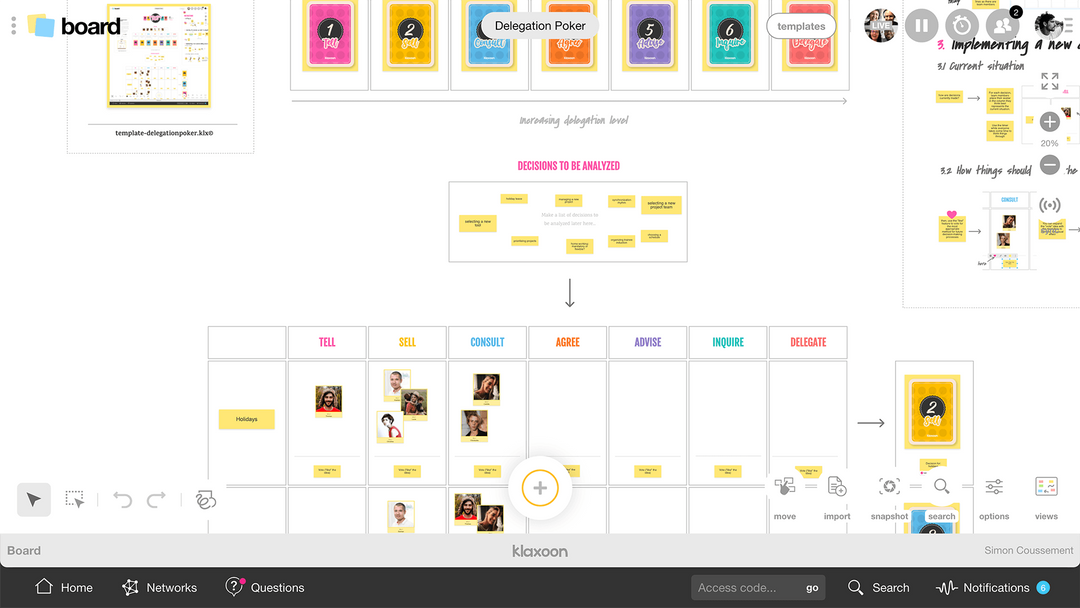 Delegation poker delegating decisionmaking as a team with management