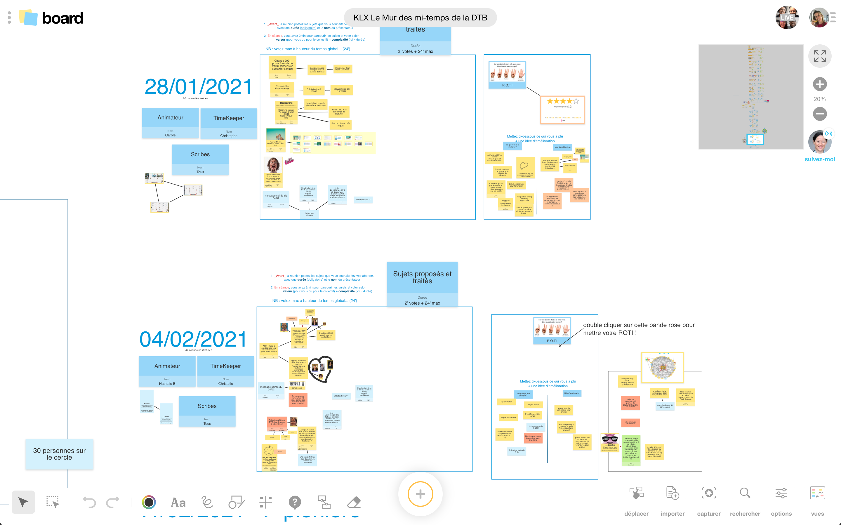 Exemple Board Allianz |Klaxoon