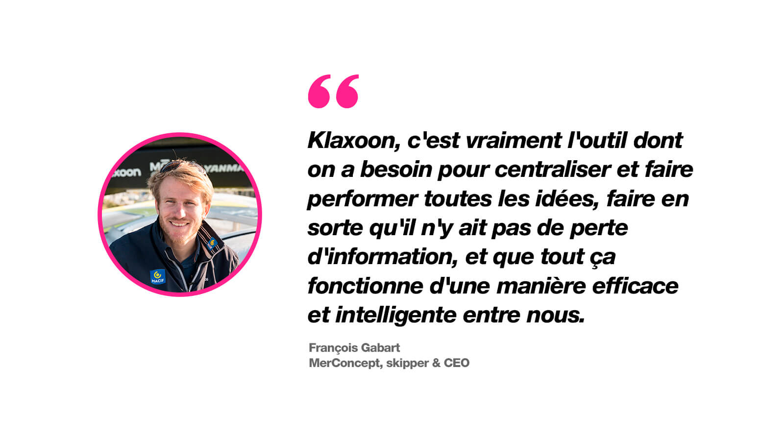 Quote card François Gabart |Klaxoon