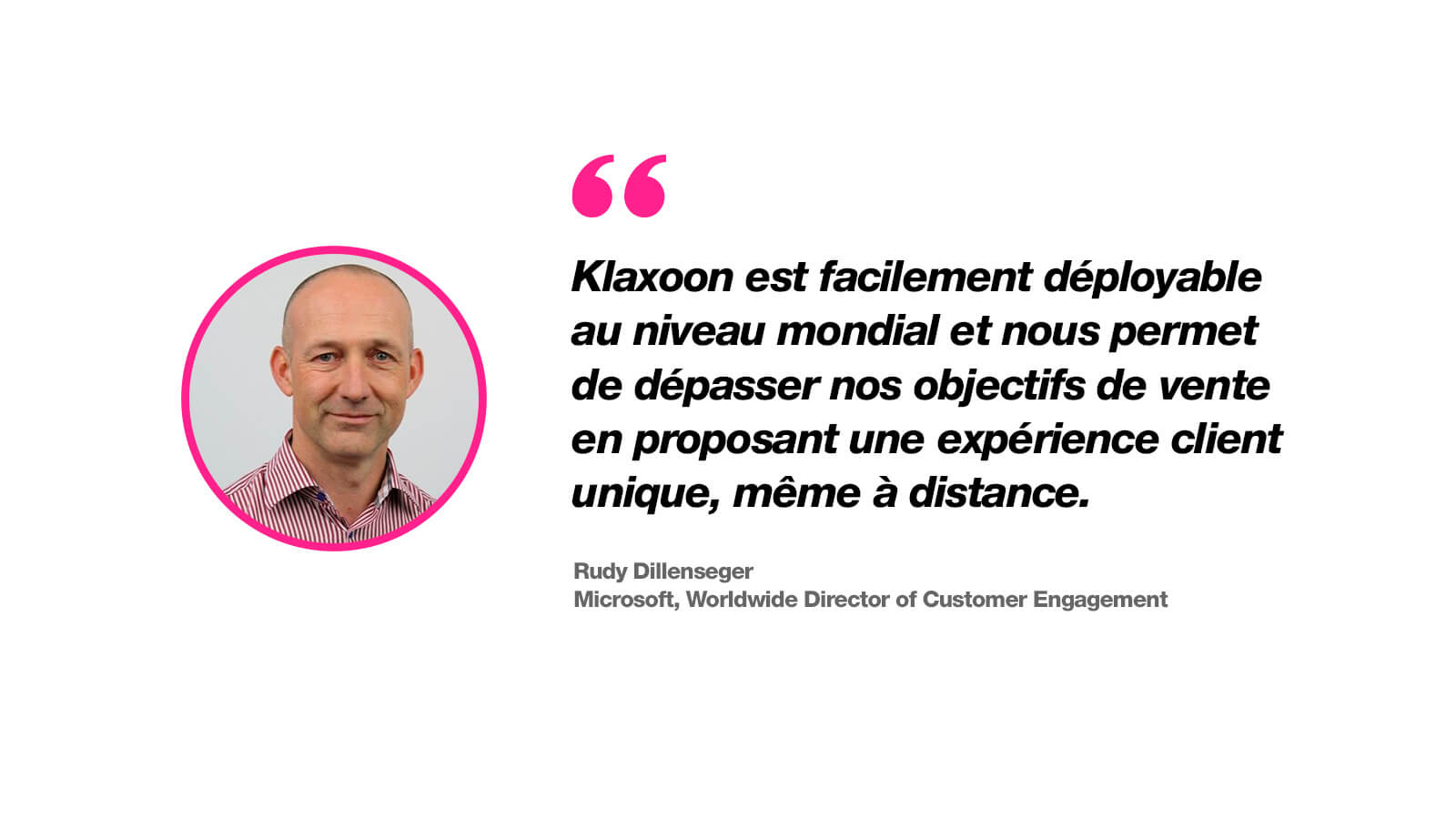 Quote card Rudy Dillenseger |Klaxoon