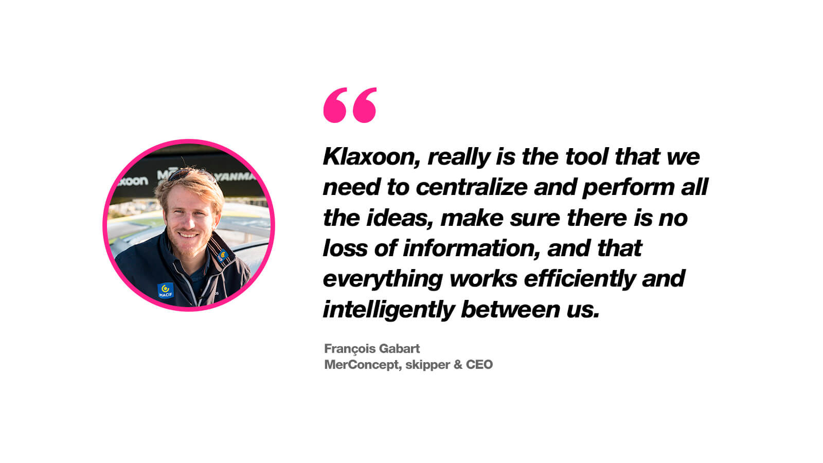 Quote Card François Gabart |Klaxoon