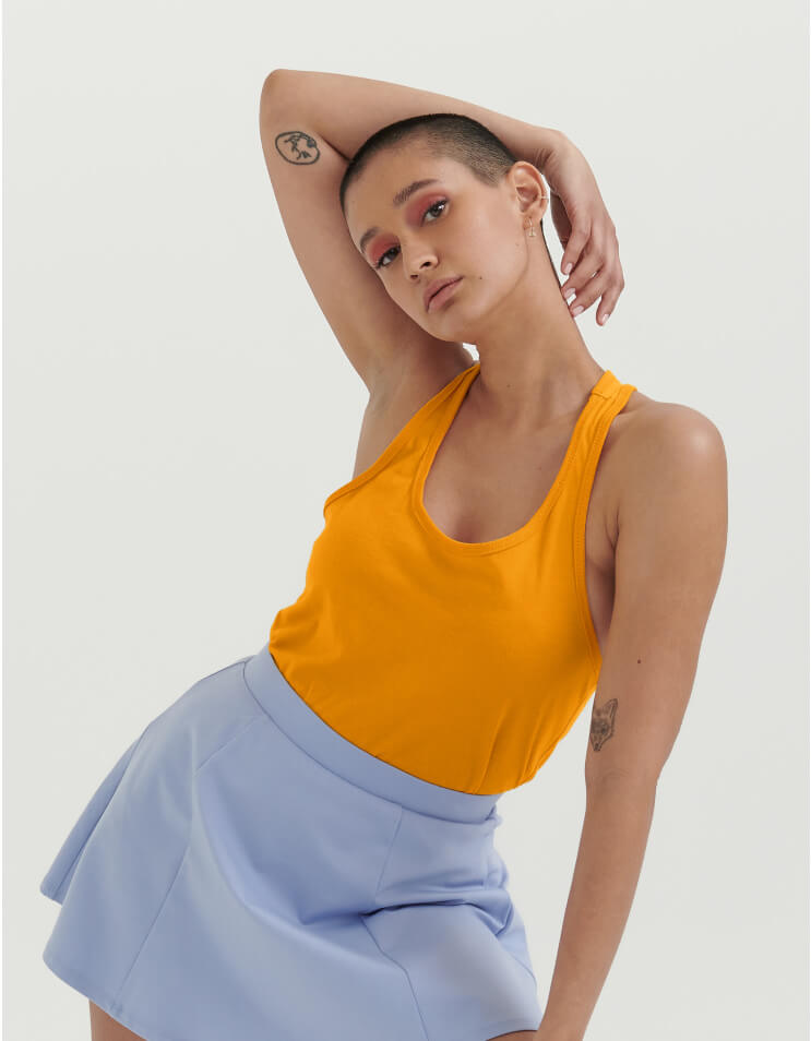 6008 Women'S Jersey Racerback Tank