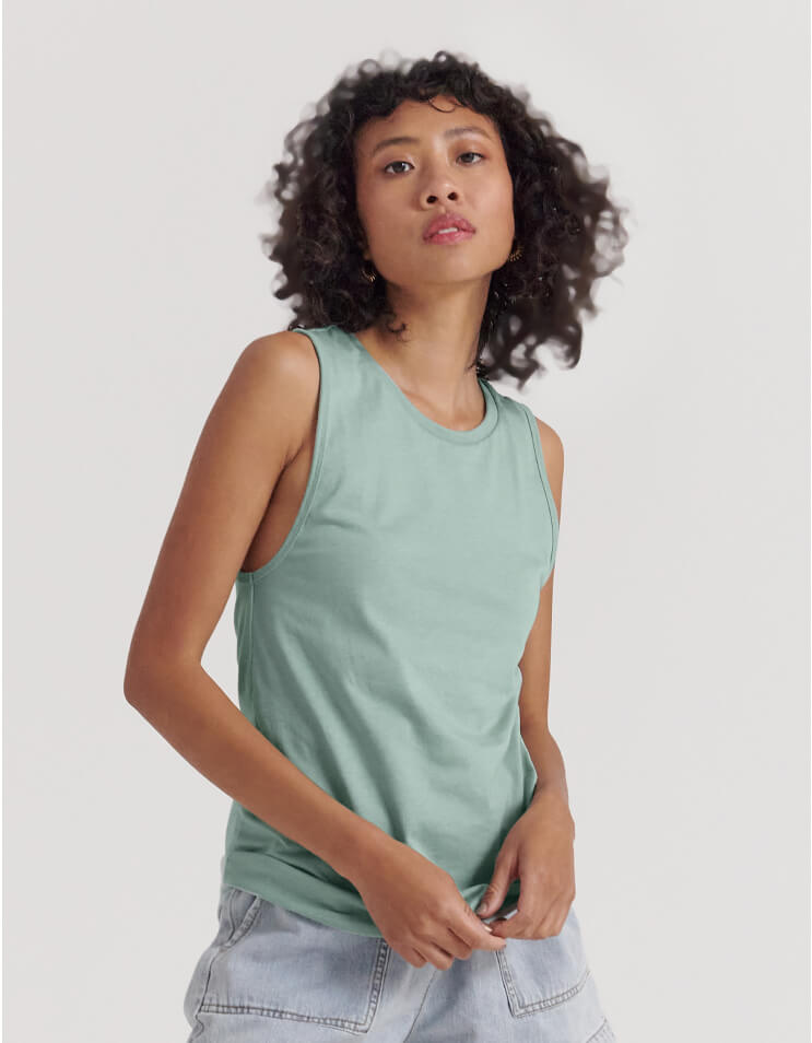 6003 Women'S Jersey Muscle Tank