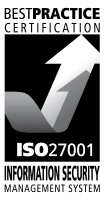 Best Practice Certfication - ISO27001 - Information Security Management System Badge