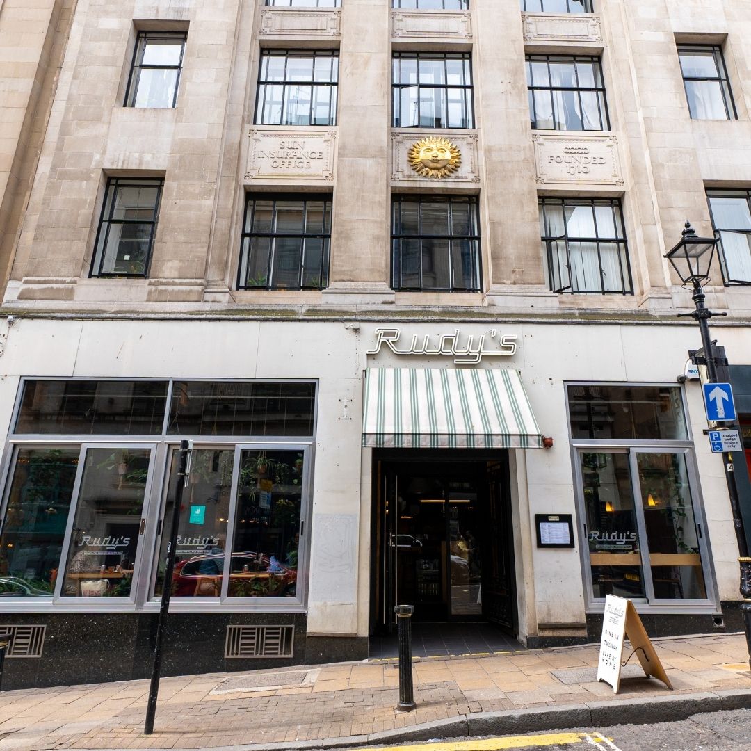 picture of the outside of rudy's birmingham