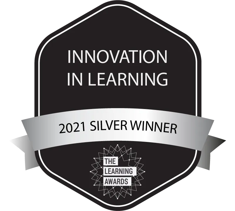 innovation in learning - 2021 silver winner - the learning awards