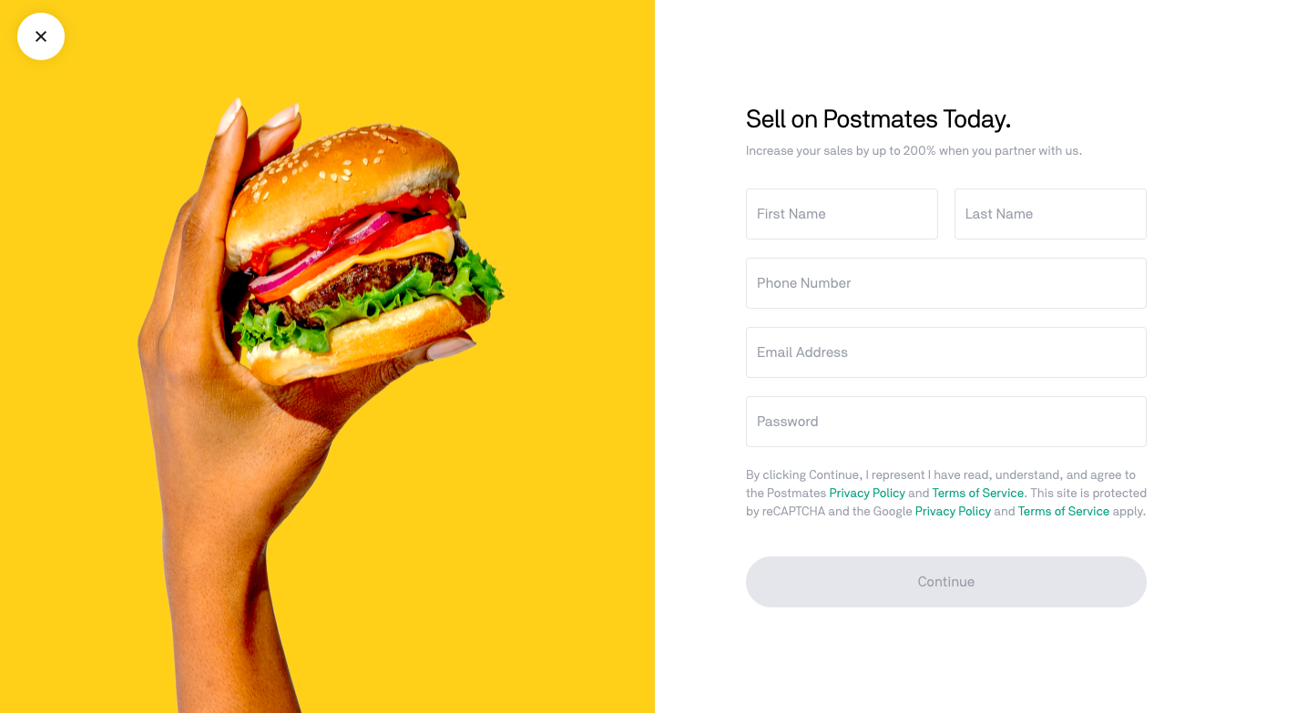 How to register your business on Postmates Synup