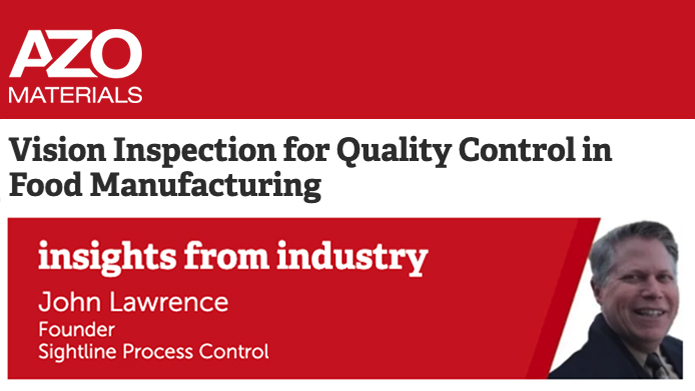 Vision Inspection for Quality Control in Food Manufacturing
