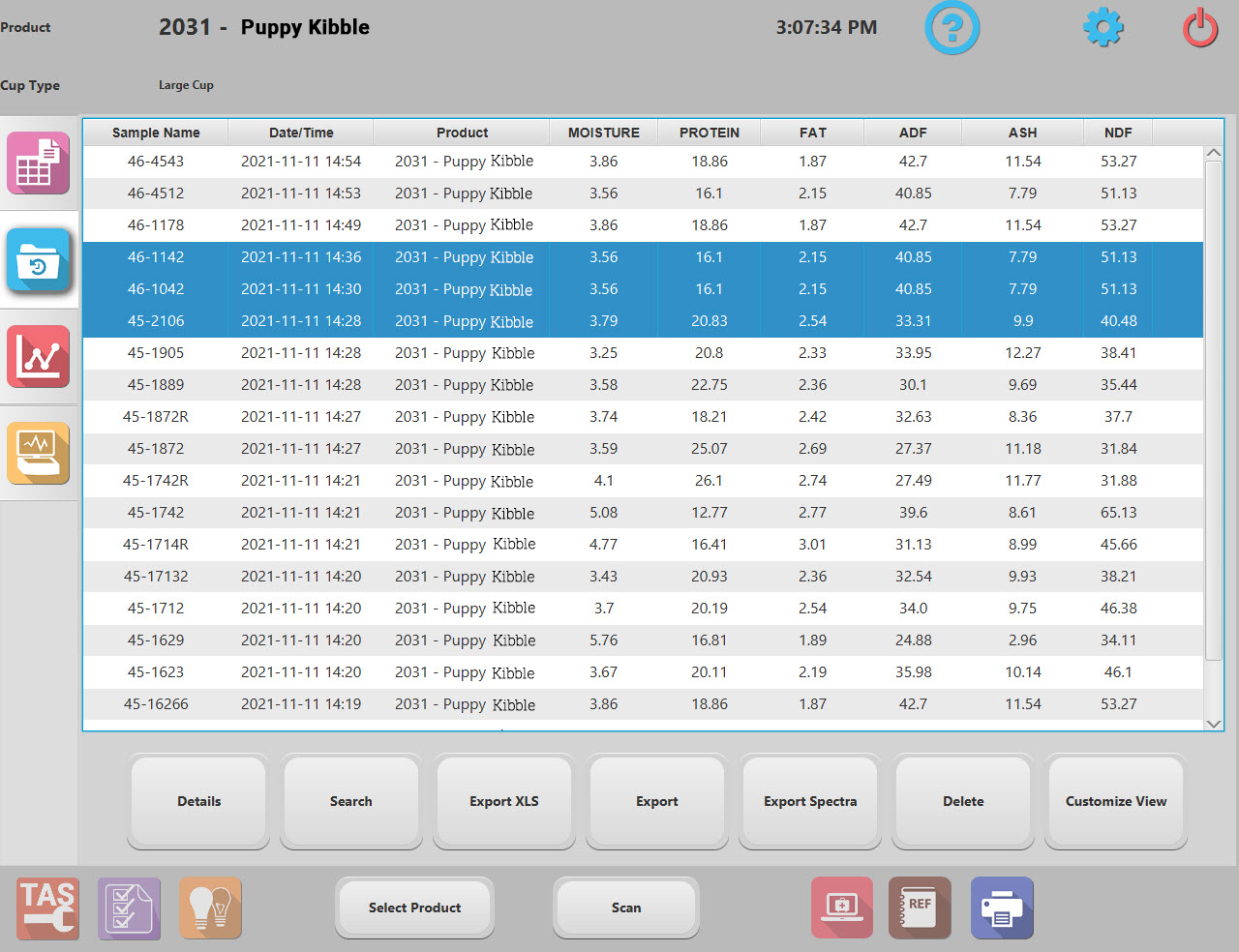 Cross-reference data from previous scans via the Routine History Review