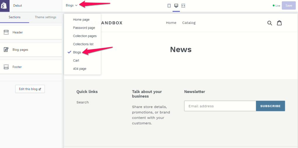 Select the next page
