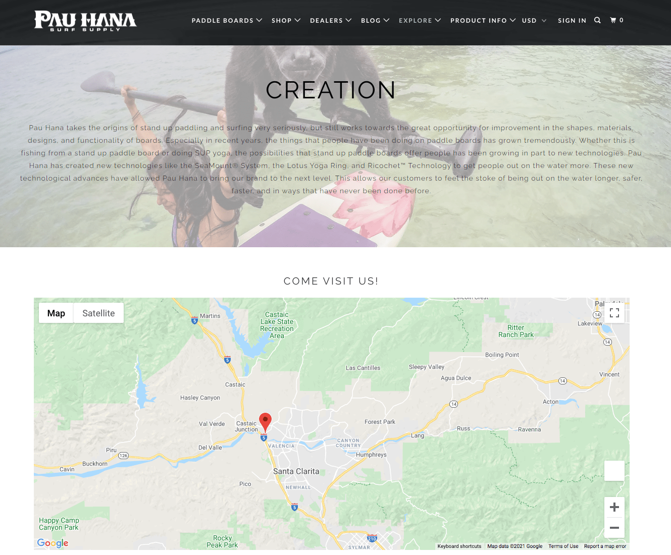 pau hana surf supply about us page