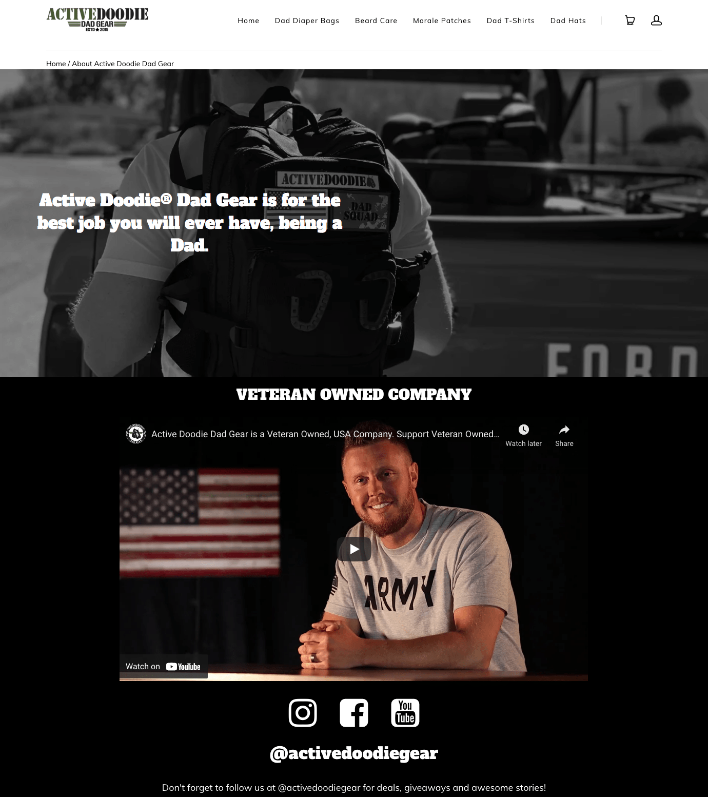 activedoodie dad gear about us page