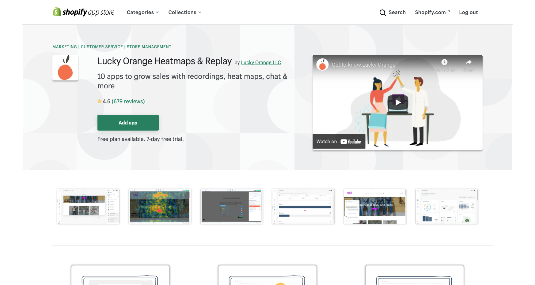 lucky orange best shopify apps