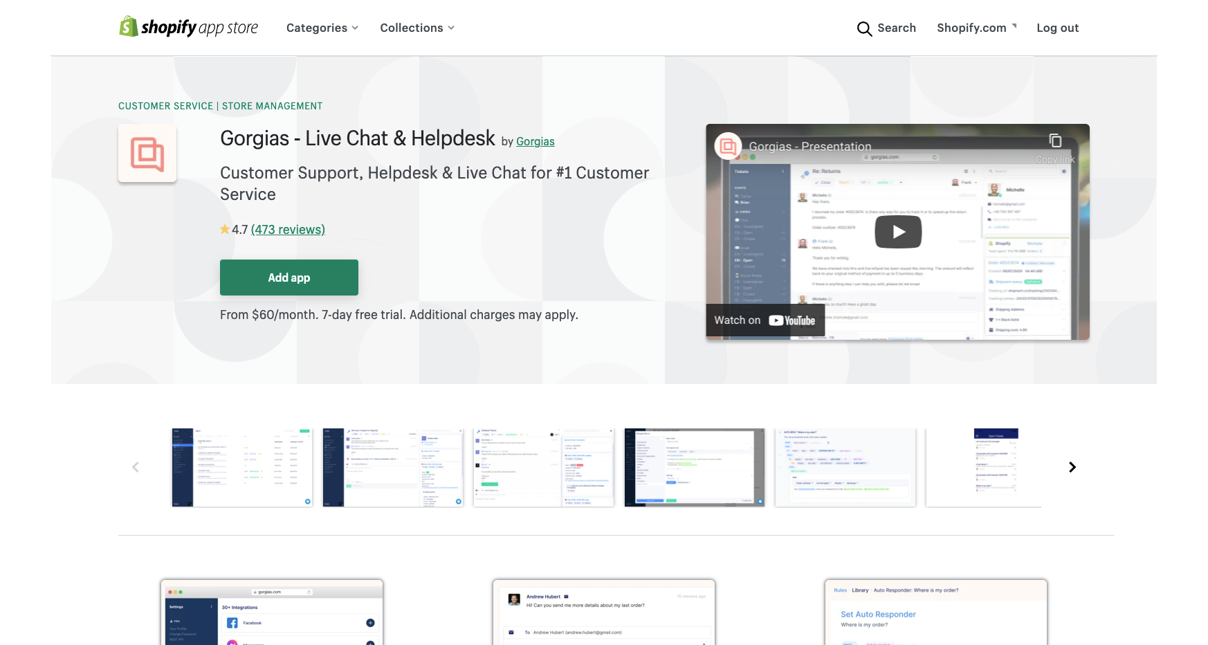 gorgias best shopify apps