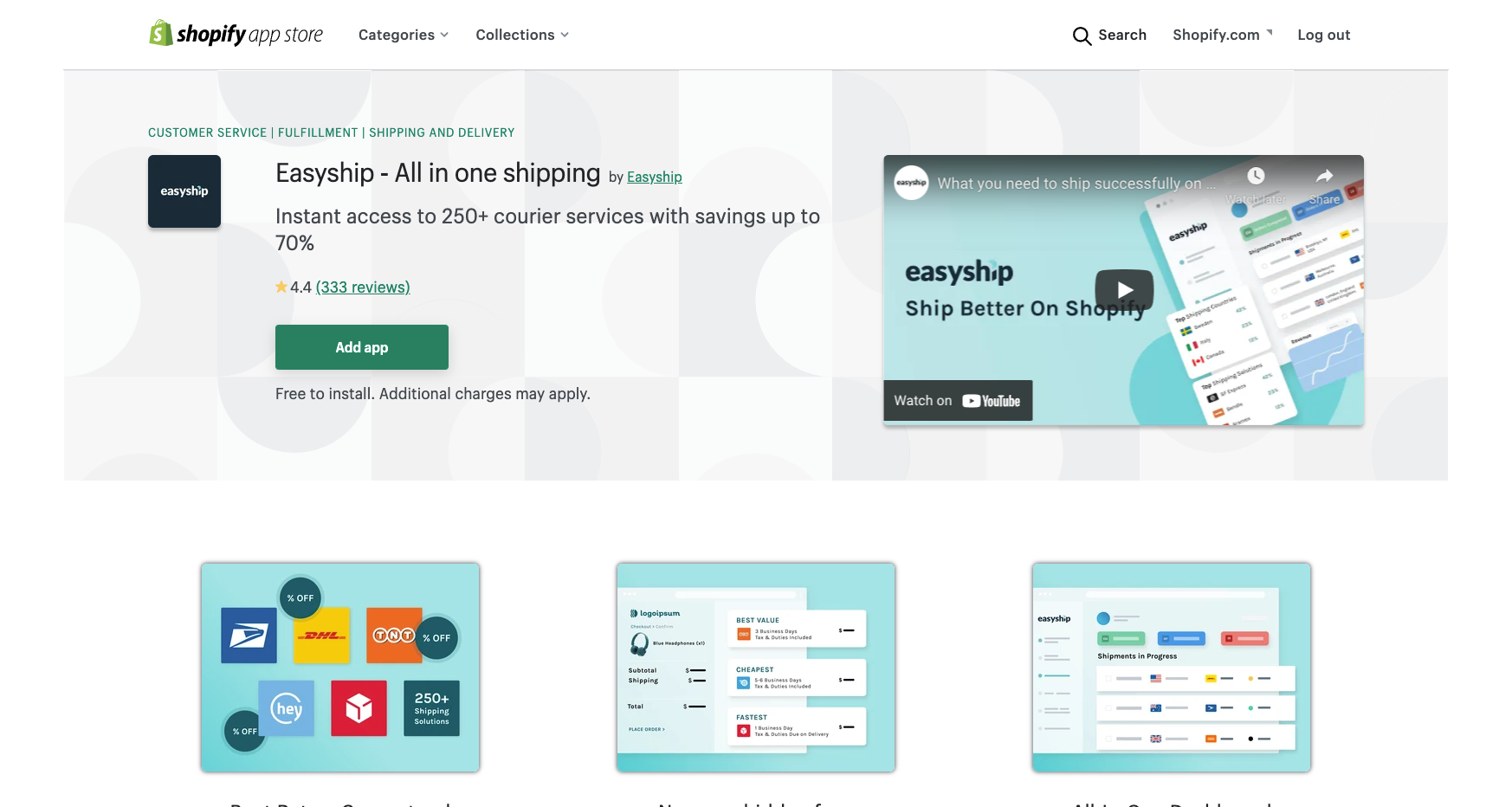 easyship best shopify apps