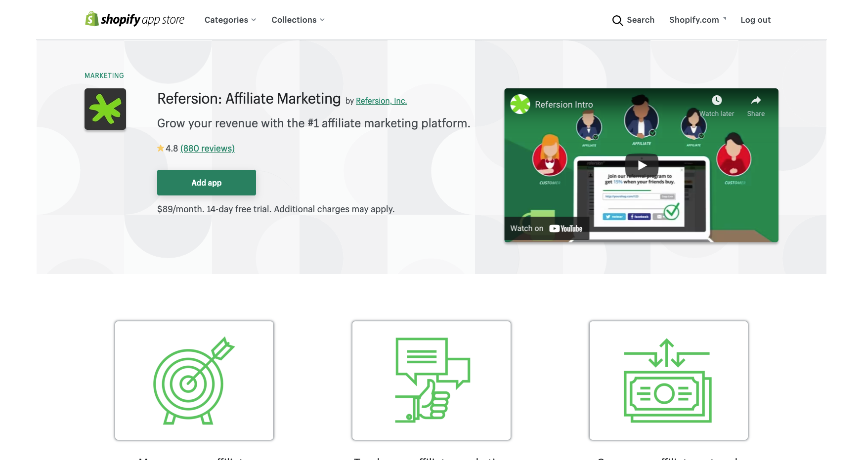 refersion best shopify apps