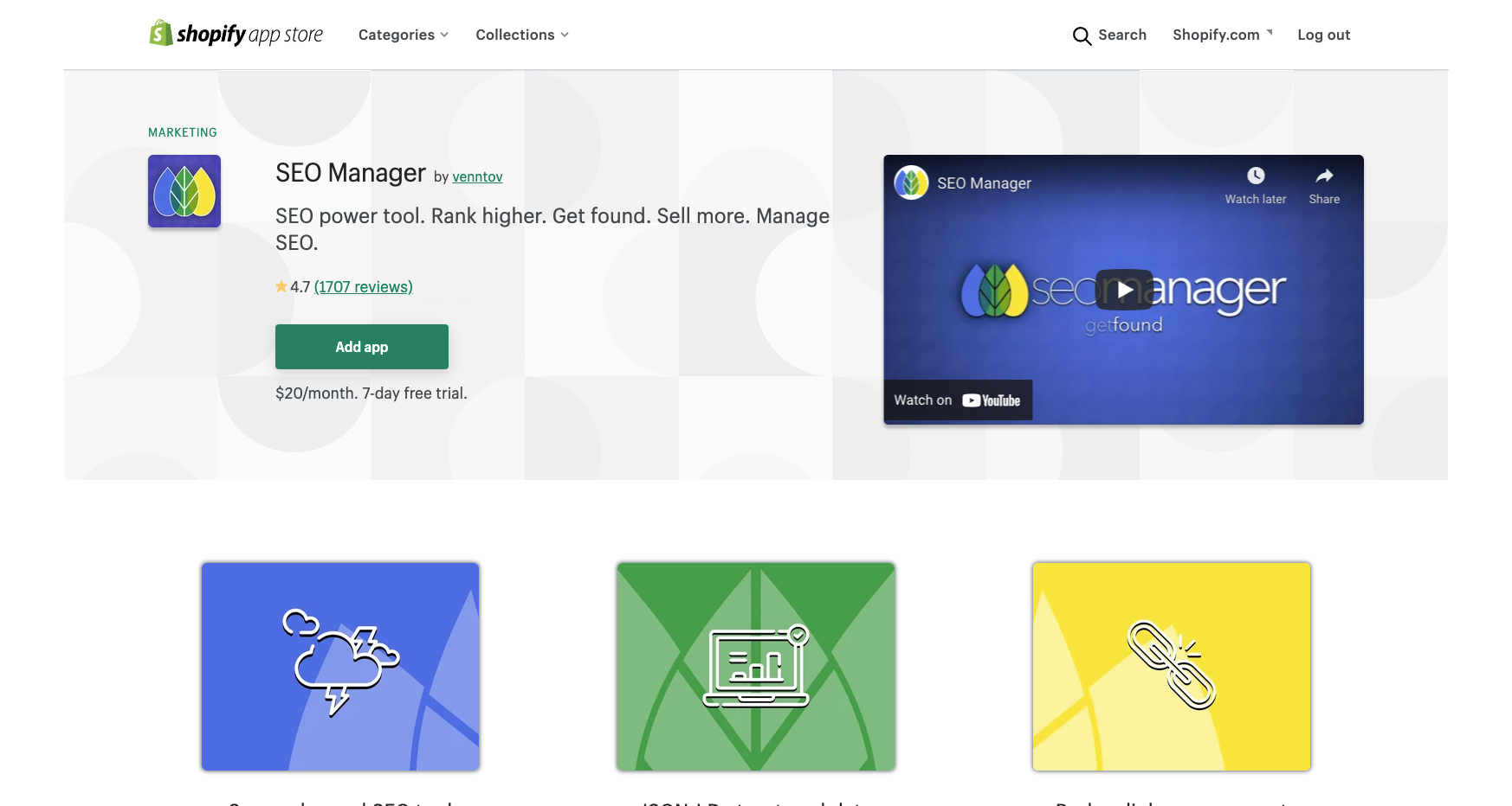 seo manager best shopify apps