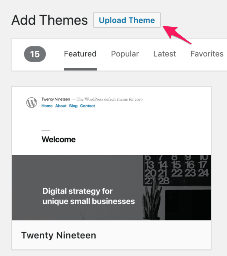 install wordpress theme