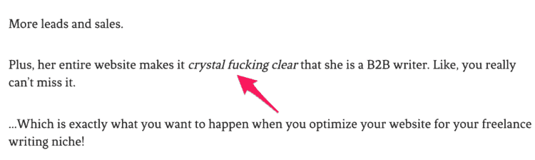 persuasive swearing