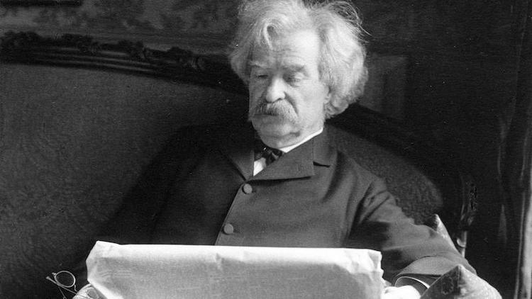 mark twain writing
