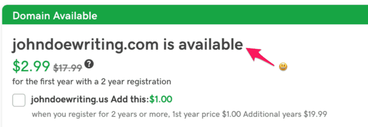 WRITING DOMAIN