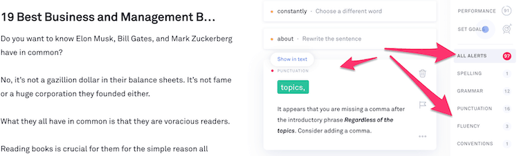 GRAMMARLY app