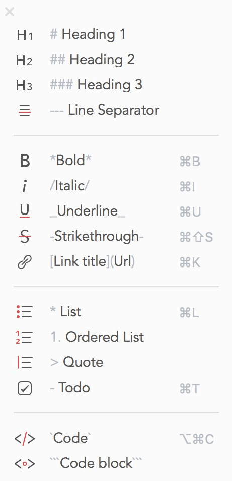 bear writing app