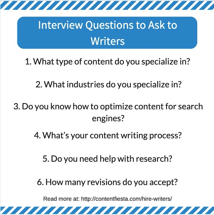 hiring writers